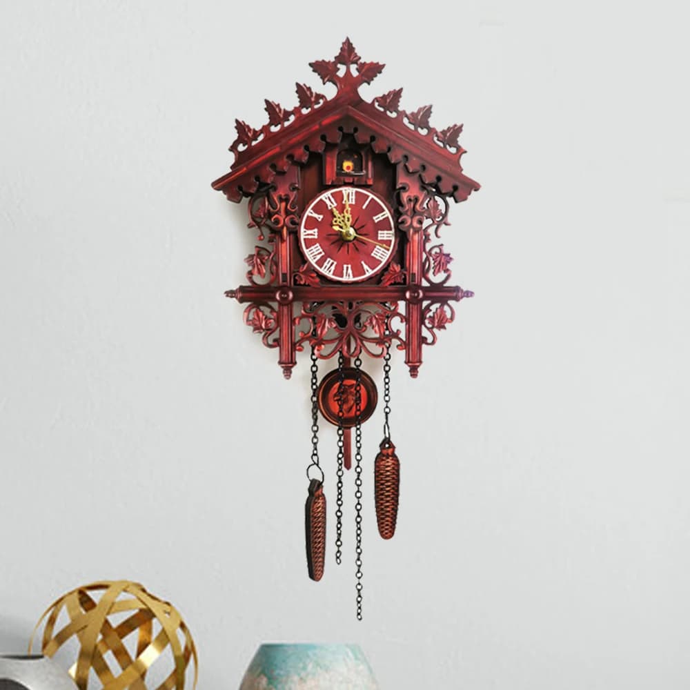 Horloge coucou ancienne – horloge rubis