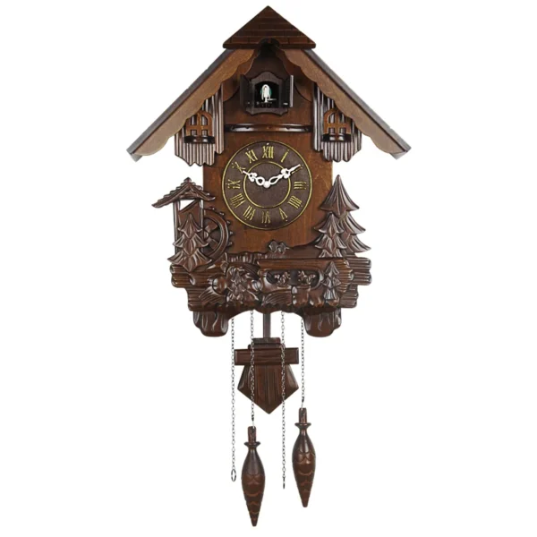 horloge ancienne bois balancier