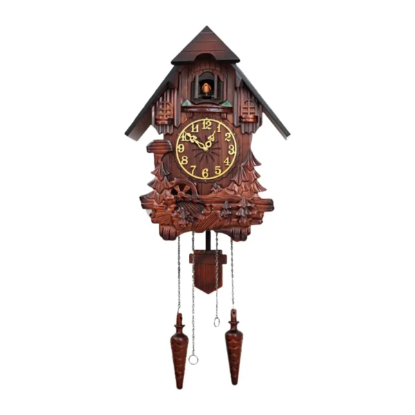 horloge murale ancienne bois balancier
